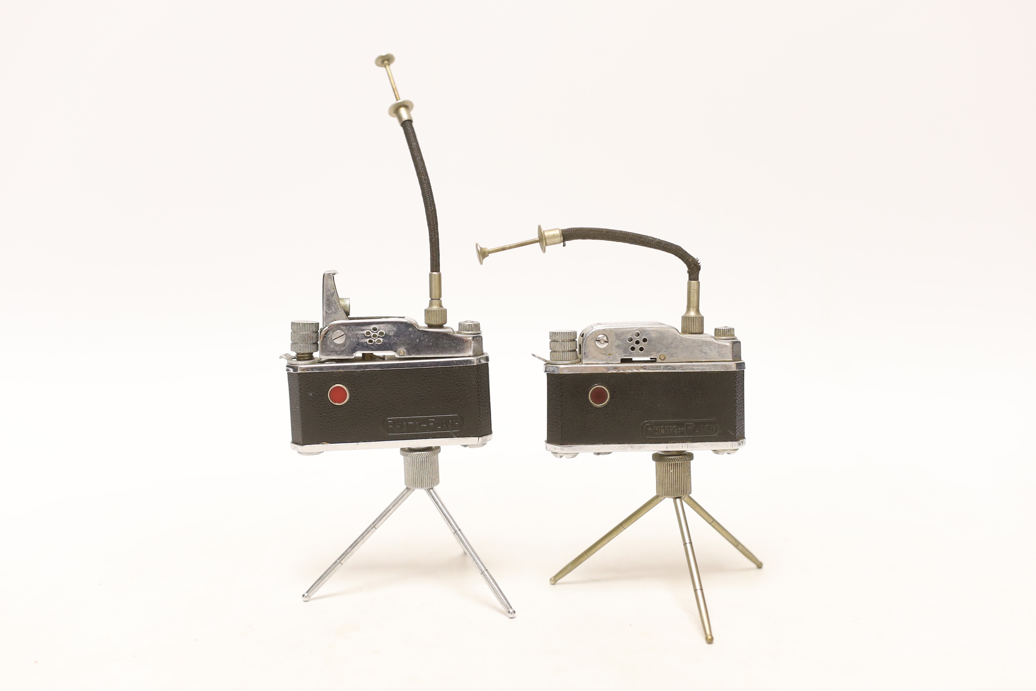 Two novelty camera lighters